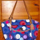 Coach Signature Leah Polka Dot Print  # 14667 NWT