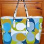 COACH OPTIC SUEDE GALLERY TOTE HANDBAG #3682 NWT