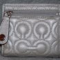 COACH GRAMERCY SILVER SMALL EMBOSSED WALLET 42925 NWT