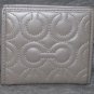 COACH GRAMERCY SILVER SMALL EMBOSSED WALLET 42925 NWT