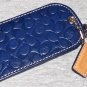 Coach Embossed Signature Luggage Tag 92538 NWT Navy