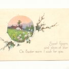 ON EASTER MORN, PUSSYWILLOW COUNTRY SCENE Vintage 1920 POSTCARD  18