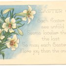 EASTER JOY, LILIES, VERSE VINTAGE  POSTCARD ANTIQUE   19
