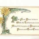THE NEW YEAR IS HERE, VICTORIAN MOTTO POSTCARD 1915  65