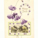 HAPPY DAYS, REMEMBRANCE, SCENE, POPPIES, HORSESHOE Postcard  76