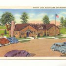ENTRANCE LODGE, NIAGARA CAVE, IOWA-MINNESOTA LINE POSTCARD #189
