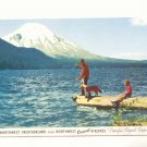 NORTHWEST ORIENT AIRLINES PACIFIC COAST EXPRESS  VINTAGE POSTCARD #192