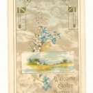 WELCOME EASTER MORNING, BEACHFRONT SCENE, FLOWERS  POSTCARD #258