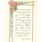 BIRTHDAY GREETING, VERSE, ROSES VINTAGE 1911 POSTCARD   #311
