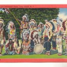 LONG ISLAND NEW YORK AMERICAN INDIANS CEROMONIAL DRESS    POSTCARD #331