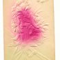 UNUSED HEAVILY EMBOSSED CARNATION BUDS VINTAGE POSTCARD    #366
