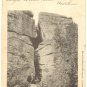 TWIN ROCKS AT ROCK CITY, OLEAN, N.Y. VINTAGE 1904  POSTCARD #386