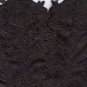Luxe brocade and satin corset with satin g-string