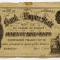 Rome, Bank of the Empire State, 75 Cents, 1863