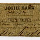 Joliet, M? Woodruff, 10 Cents, July 15, 1862