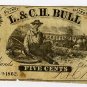Illinois, Quincy, L & C.H. Bull, 5 Cents, November 25, 1862