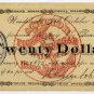 Illinois, Woodstock, Heinz, Noble & Co., $20, October 1, 1875