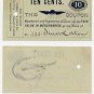 Creston, Iowa, First National Grocery, 10 Cents, Oct 27, 1886