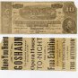 Elkton, Advertising Note, on back of 1864 CSA $10 Replica