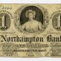 Northampton, Northampton Bank, $1, May 25, 1863