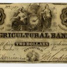 Pittsfield, Agricultural Bank, $2, Nov 18, 1856