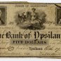 Michigan, Ypsilanti, Bank of Ypsilanti, $5, Oct 7, 1836