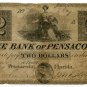 Florida, Pensacola, Bank of Pensacola, $2, Feb 4, 1840