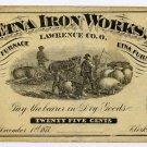 Ohio, Etna Furnace, Etna Iron Works, Lawrence County, 25 Cents, December 1, 1873
