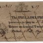 Pennsylvania, Philadelphia, Philadelphia Bank, $20, May 9, 1814