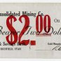 Utah, Richfield, Gold Mountain Consolidated Mining Co., $2, June 10, 1908