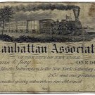 New York, New York, The Manhattan Association, $1, December 13, 1856