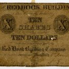 New York, Brooklyn, Red Hook Building Company, $10, January 1, 1838?