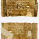 New York, New York, (Jacob Barkers) Exchange Bank, 6 1/4 Cents, 1815