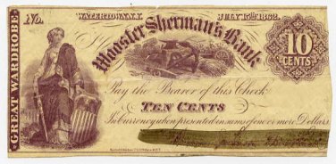 New York, Watertown, Higgins, Johnson and Woodhull, 10 Cents, July 15, 1862