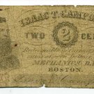 Massachusetts, Boston, Isaac T Campbell, 2 Cents, No Date (1862-64)
