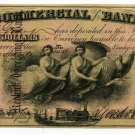 Indiana, Terre Haute, Commercial Exchange Bank, $10, Aug 3,1858