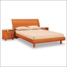 Emily Queen Bed and night stands in Cherry finish