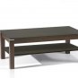 Dark Walnut Modern Coffee Table