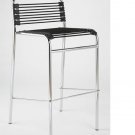 Modern Bungee Bungie Cord Bar Stool SET Barstool Chair
