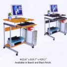 Small Portable Computer or Laptop Desk Table Cart