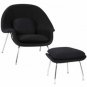 Eero Saarinen Knoll Era Mid Century Womb Chair Ottoman