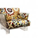 Modern Kartell Style Acrylic Fabric Armchair Chair