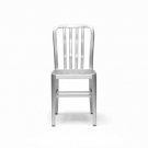 Aluminum Cafe Chair Indoor Outdoor Gloss or Brushed Set