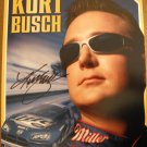 Kurt Busch Autographed Hero Card
