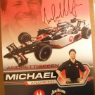 Michael Andretti Autographed Hero Card