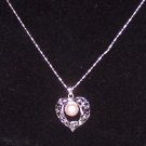 Pearl Heart Necklace