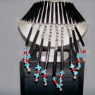 Female Bone Breast Plate W/ Turquoise -TBM-BBP-003