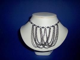 Round Hematite Bead Necklace / Choker - TBM-HN-003
