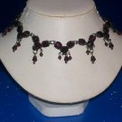 Garnet Austrian Crystals Choker -TBM-SCC-006