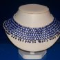 Choker Royal Blue Funnel Beads - TBM-BBN-018